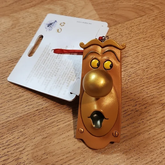 Alice in Wonderland Door Knob Sketchbook Christmas Ornament 2017 NWT - Picture 2 of 2